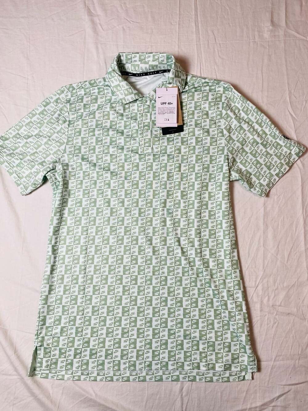 Nike Dri-FIT Par Icon Short-Sleeve Golf Polo Shirt Green S (1381)